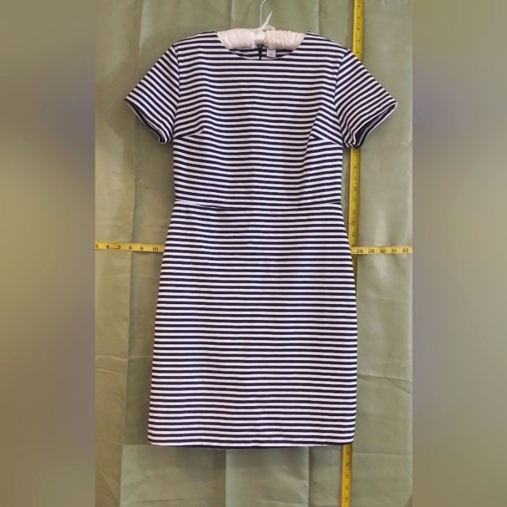 Blue& White Striped Fitted Dress by Old Navy, Ladies size M